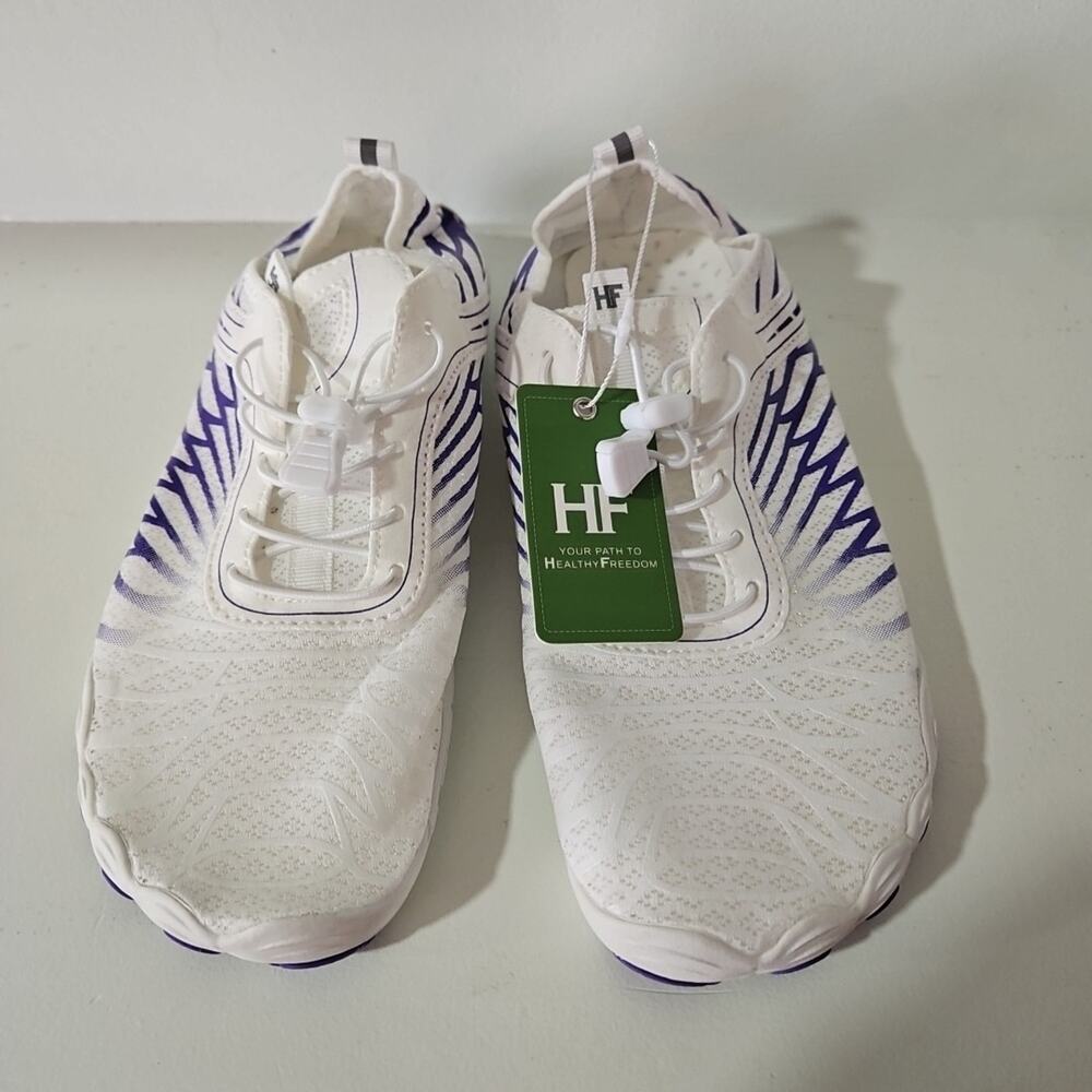 Hike Footwear HF Cloud Barefoot Hiking Shoes Ltwt White/purple